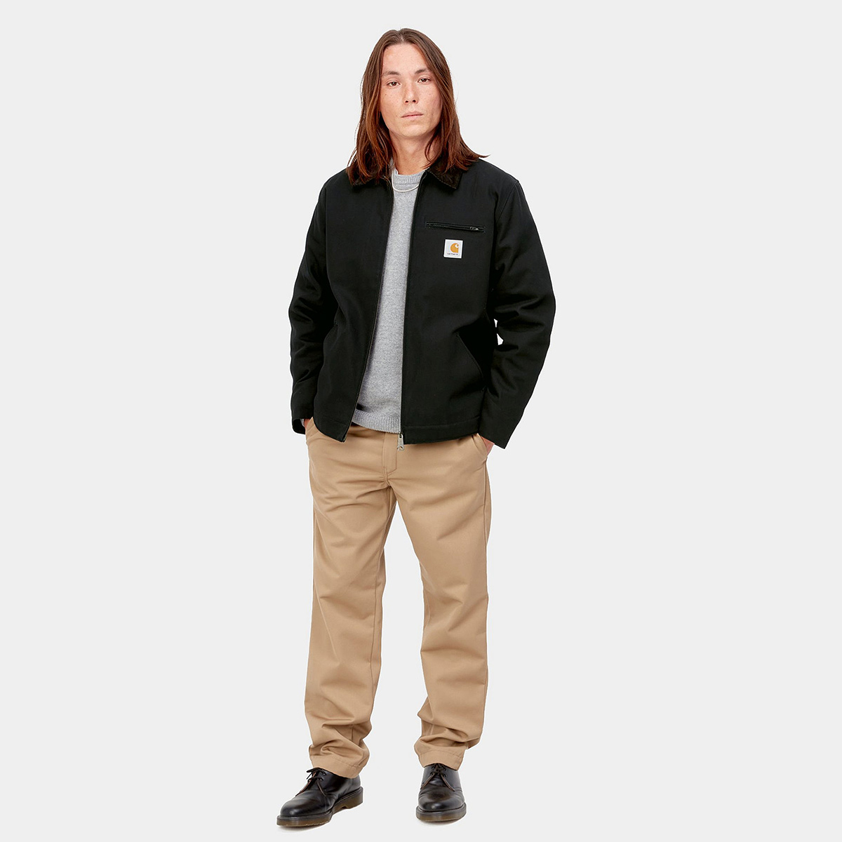 Carhartt WIP Detroit Jacket Black/Black Rigid Carhartt WIP Detroit Jacket Black/Black Rigid