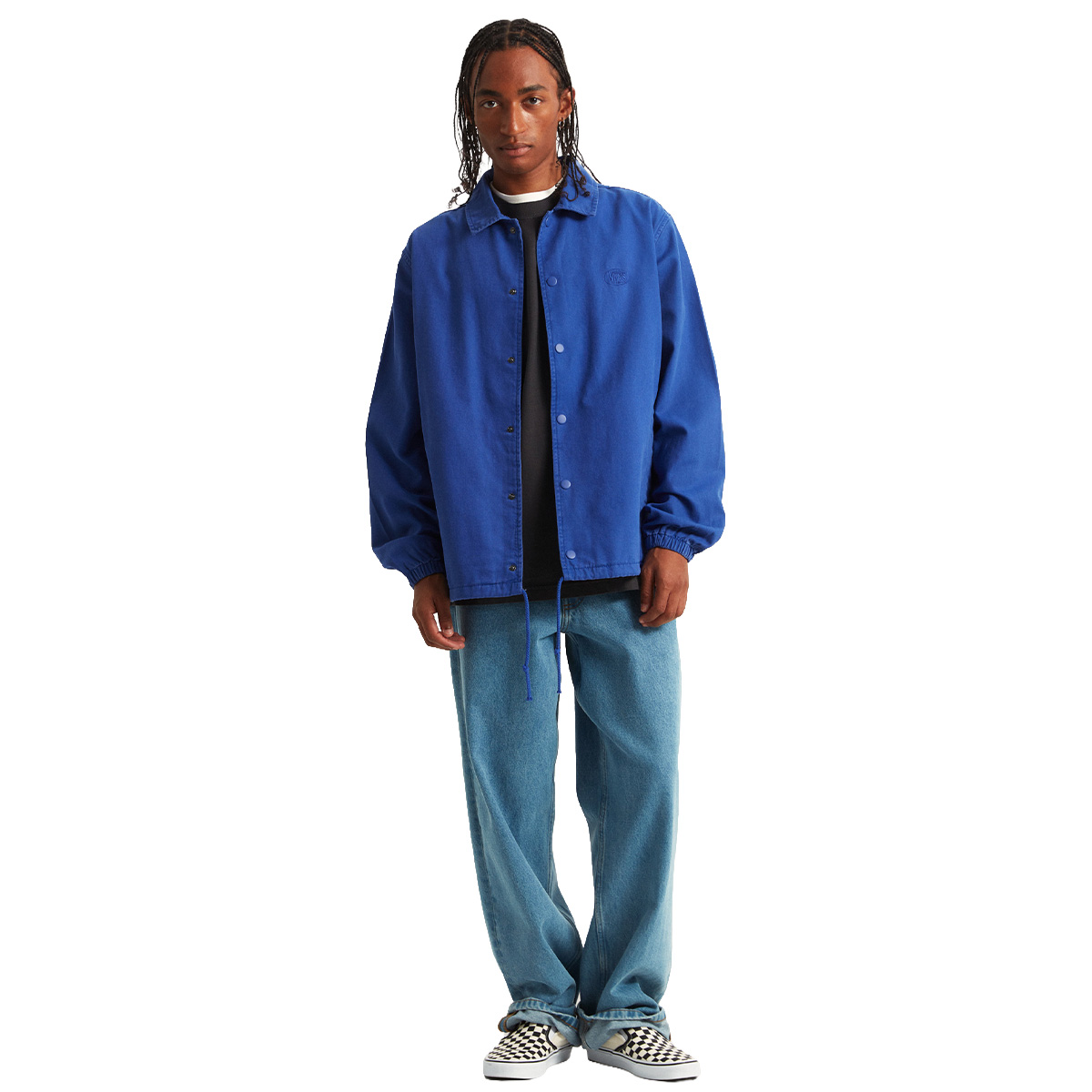 Vans Torrey Pigment Canvas Coaches Jacket Royal Cobalt
