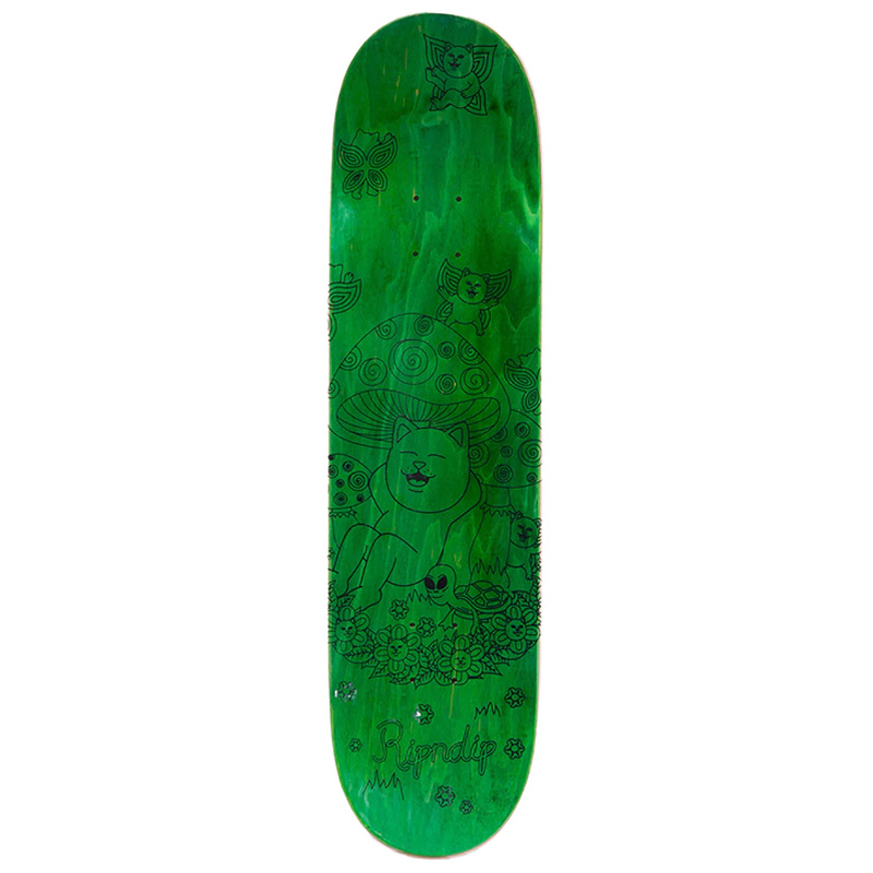 RIPNDIP Promised Land Skateboard Deck Blue 8.0