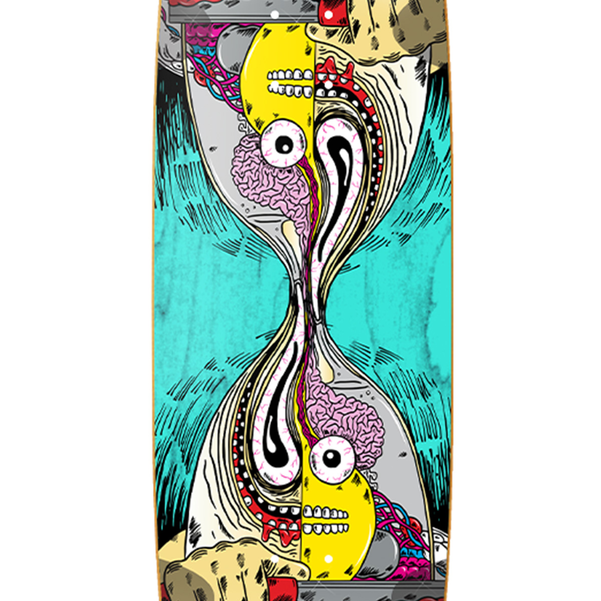Heroin Merged Anatomy RazorEgg Skateboard Deck 9.25