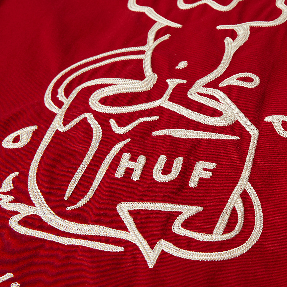 HUF Supplies & Service Shirt Cardinal HUF Supplies & Service Shirt Cardinal