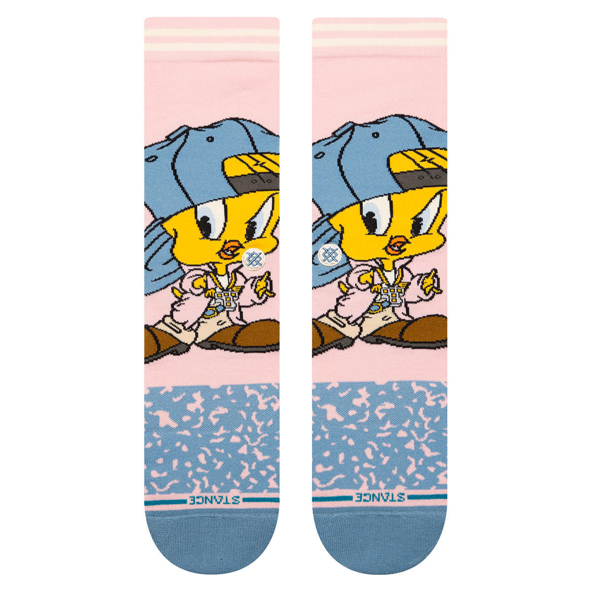 Stance Tweety Crew Socks Pink Stance Tweety Crew Socks Pink