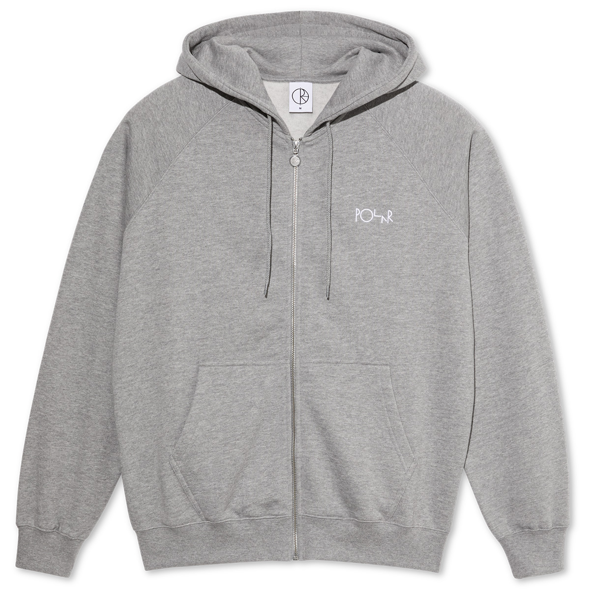 Polar Default Zip Hoodie Heather Grey