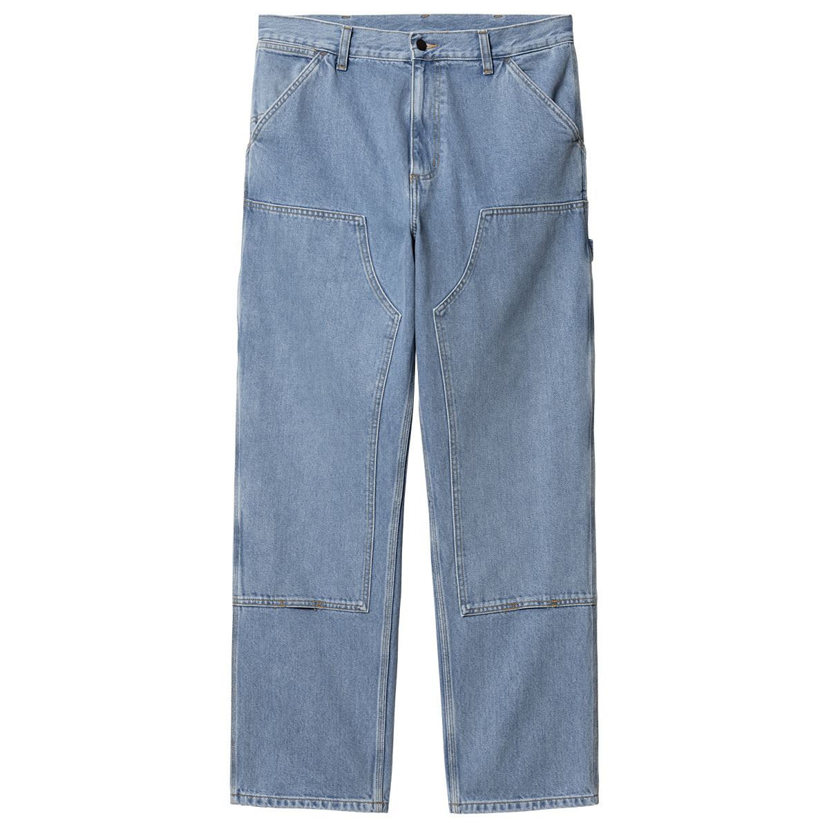 Carhartt WIP Double Knee Pant Blue Stone Bleached Carhartt WIP Double Knee Pant Blue Stone Bleached