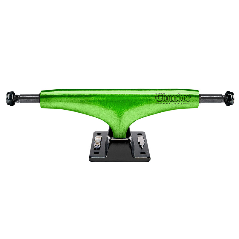 Thunder Metallic Script Hollow Lights Truck Green/Black 147 - 8.0"