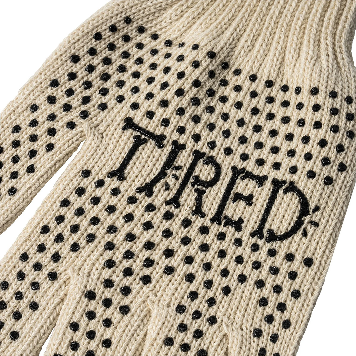 Tired Bones Work Gloves Natural/Black Tired Bones Work Gloves Natural/Black