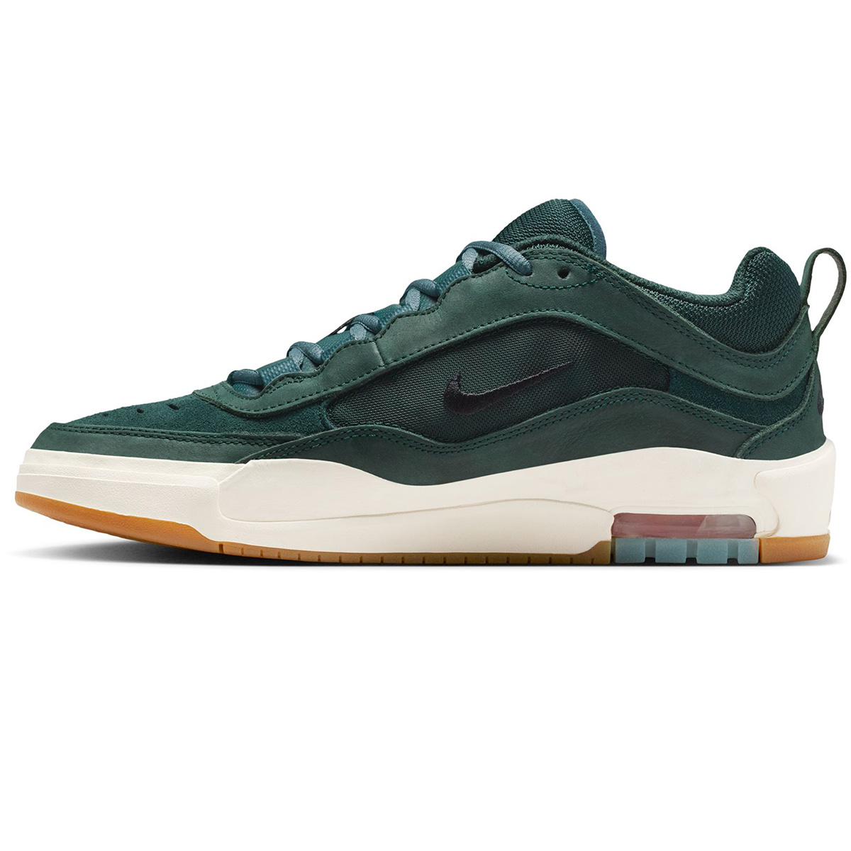 Nike SB Air Max Ishod Iso Deep Fir/Black-Fir-Sail-Gum Lt Brown-Safety Orange