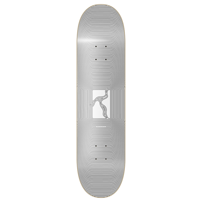 Poetic Optical Skateboard Deck Black 8.0