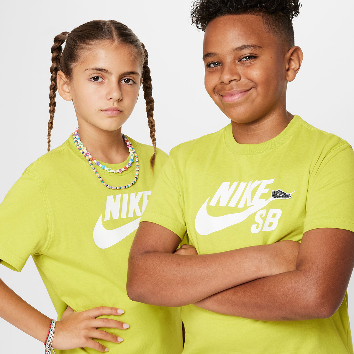 Nike SB Kids Sportswear Logo T-Shirt Bright Cactus