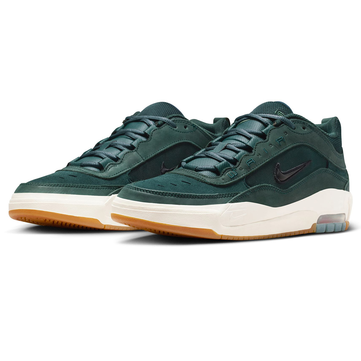 Nike SB Air Max Ishod Iso Deep Fir/Black-Fir-Sail-Gum Lt Brown-Safety Orange