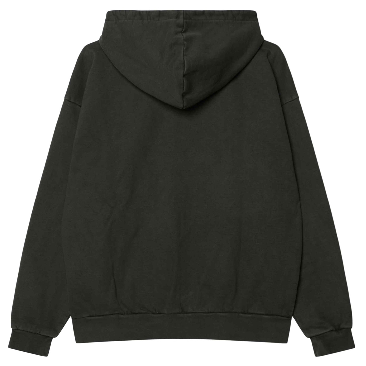 Obey Lowercase Pigment Zip Hooded Sweater Pigment Pirate Black
