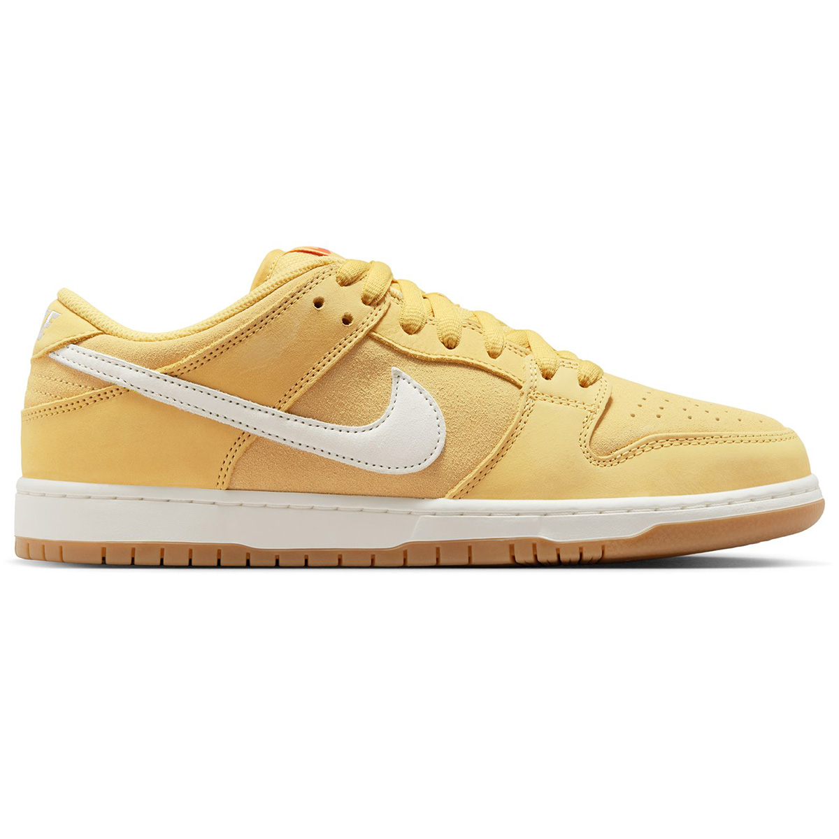 Nike SB Dunk Low Pro Saturn Gold/Sail-Saturn Gold-Solar Flare-Gum Lt Brown-Safety Orange Nike SB Dunk Low Pro Saturn Gold/Sail-Saturn Gold-Solar Flare-Gum Lt Brown-Safety Orange
