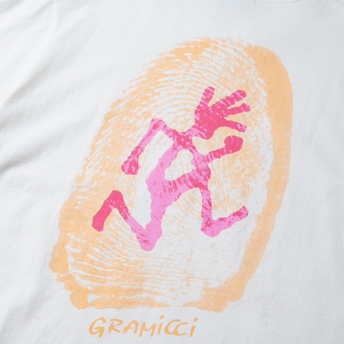 Gramicci Thumbprint T-Shirt White Gramicci Thumbprint T-Shirt White