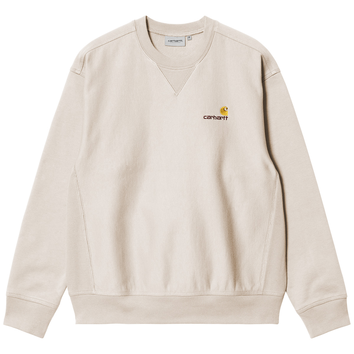 Carhartt WIP American Script Sweater Moonbeam Carhartt WIP American Script Sweater Moonbeam