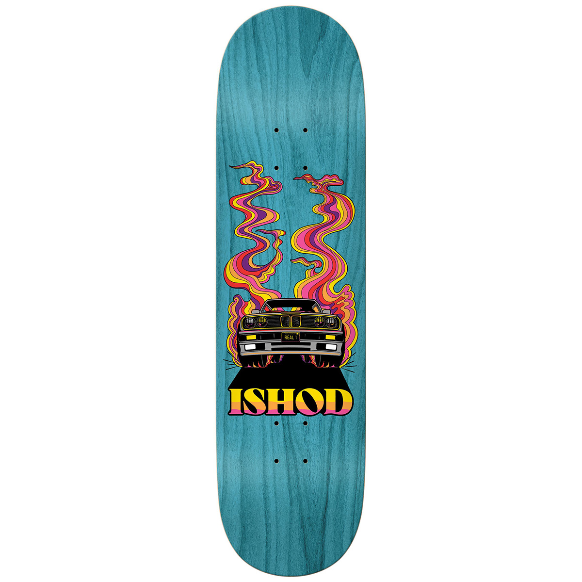 Real Ishod Burnout Skateboard Deck 8.38
