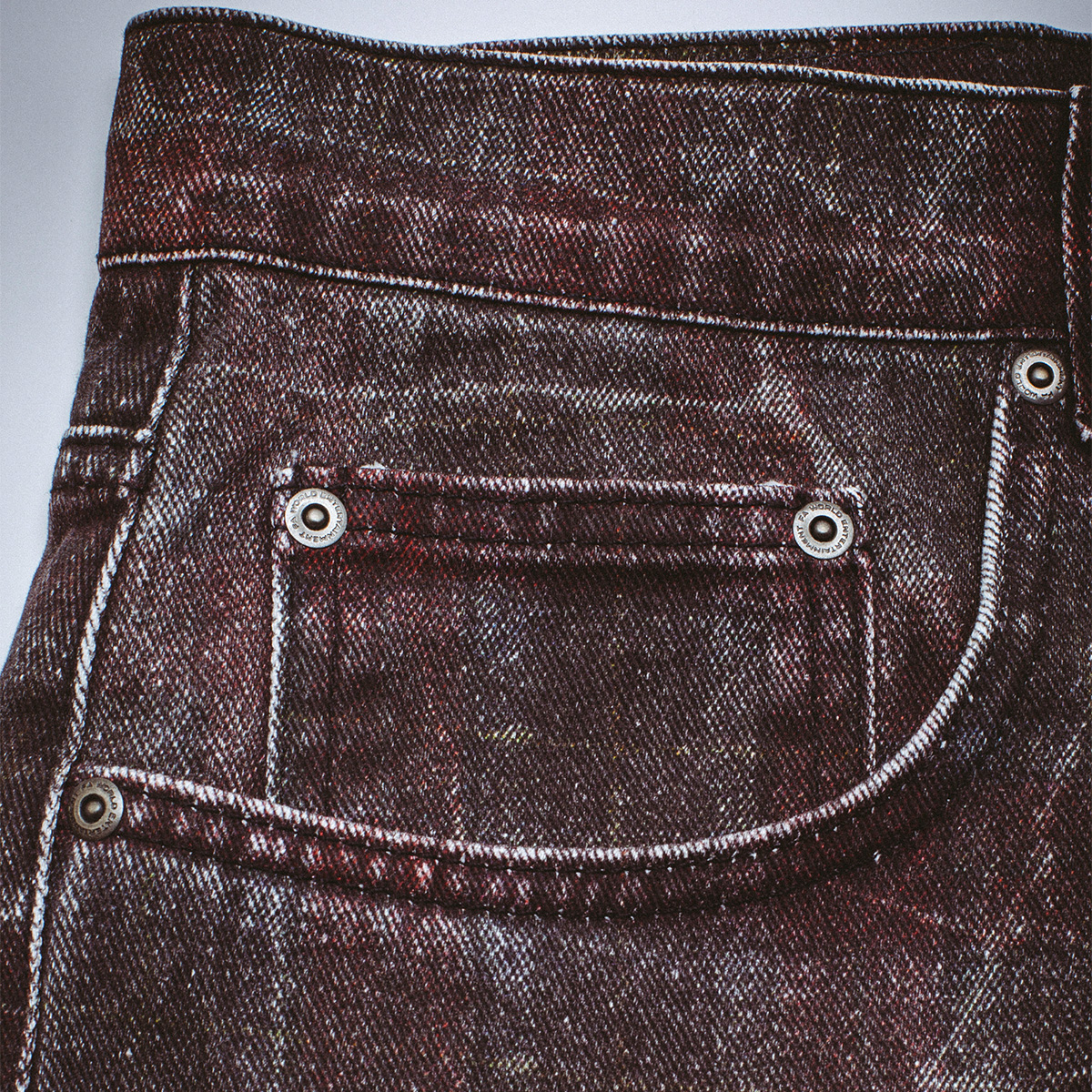 Fucking Awesome Miller Plaid Denim Short Red Plaid Fucking Awesome Miller Plaid Denim Short Red Plaid
