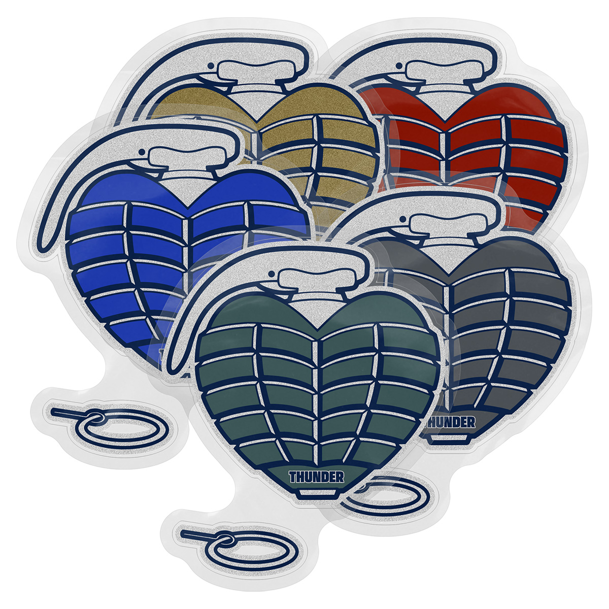 Thunder OG Grenade Sticker Thunder OG Grenade Sticker