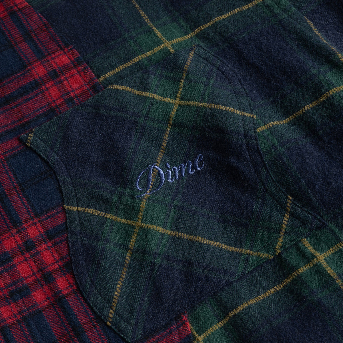 Dime Triple Plaid Shirt Multi Dime Triple Plaid Shirt Multi