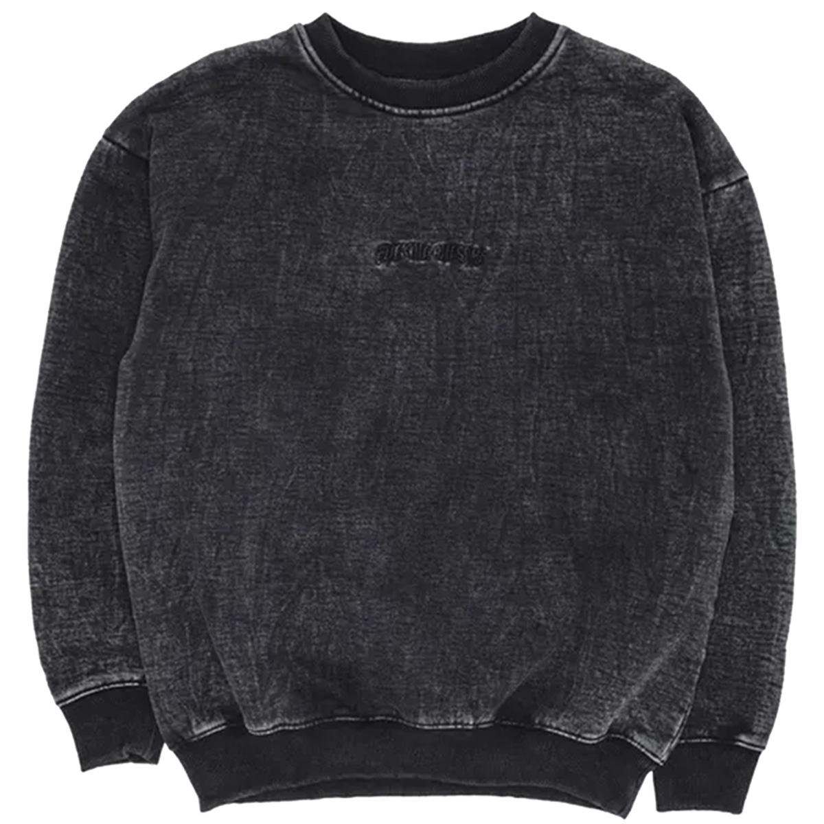 Fucking Awesome Little Stamp Crewneck Sweater Black
