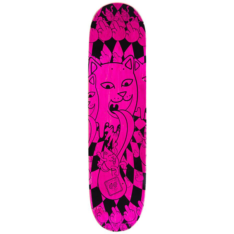RIPNDIP Micro Nerm Skateboard Deck Pink 8.0 | 8.0 | 1107339_8.0