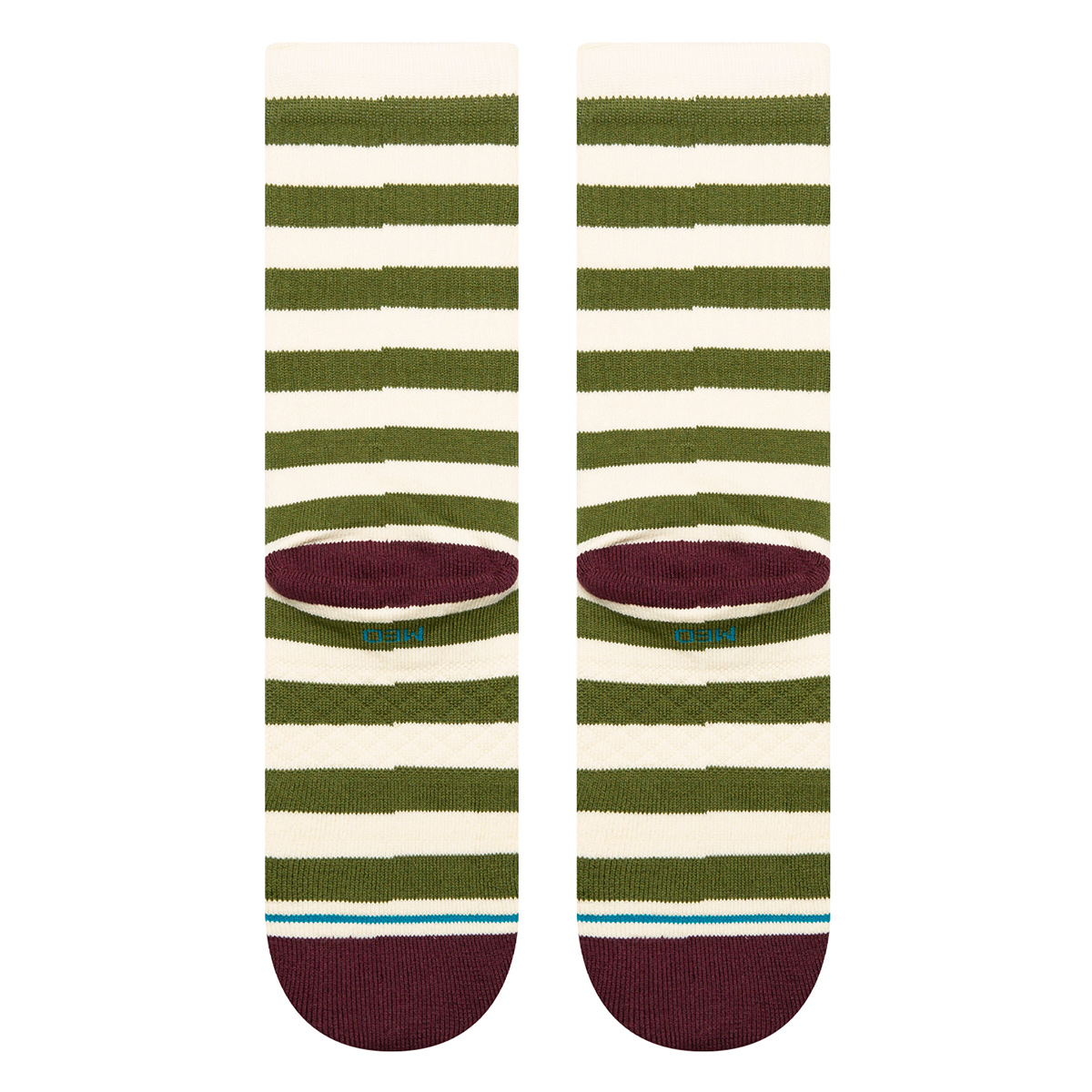 Stance Breton Crew Socks Green Stance Breton Crew Socks Green