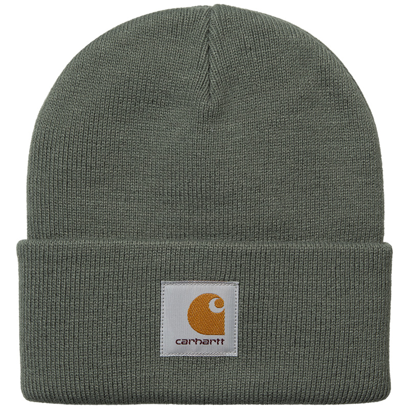 Carhartt WIP Short Watch Hat Beanie Smoke Green Carhartt WIP Short Watch Hat Beanie Smoke Green