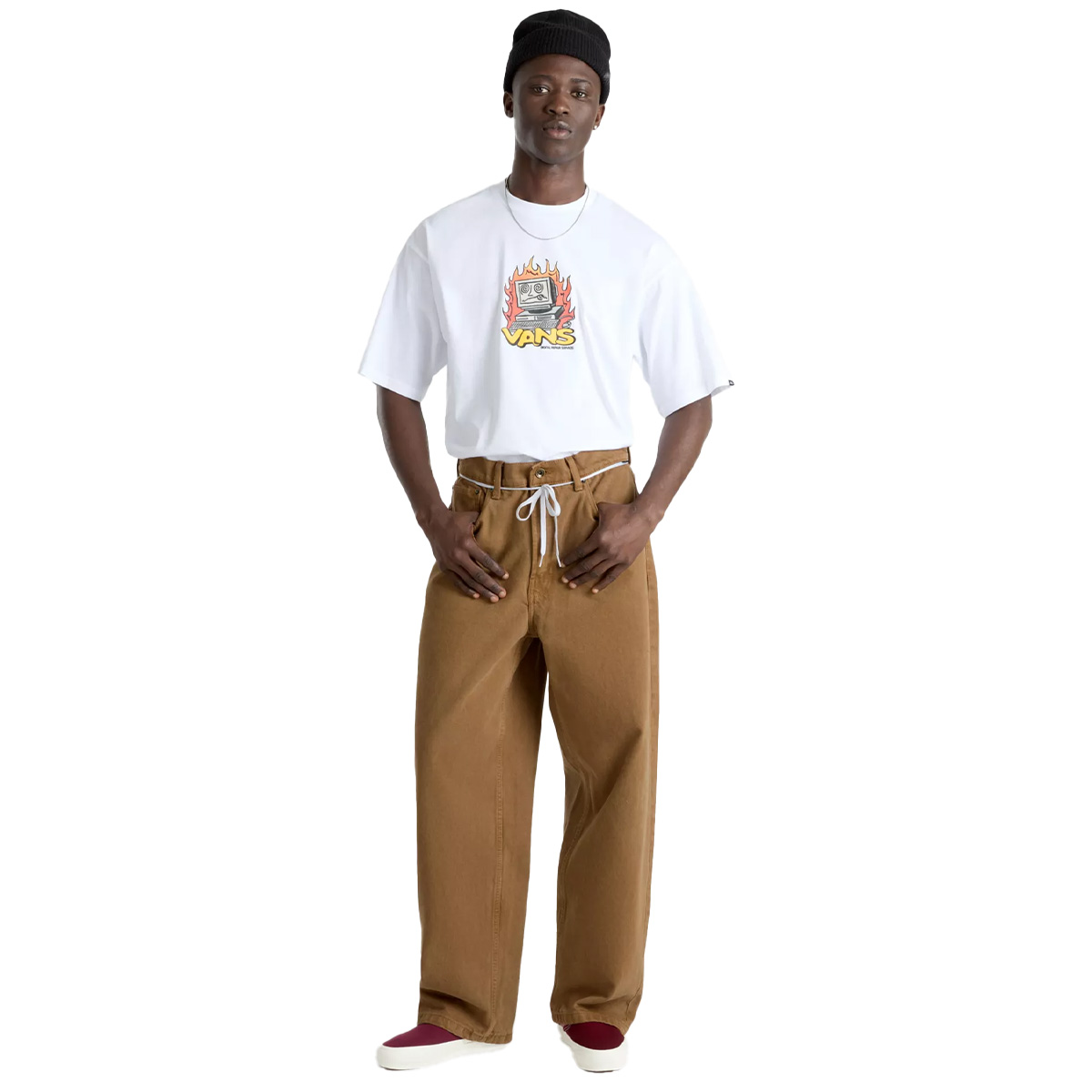 Vans Check-5 Baggy Denim Pant Sepia