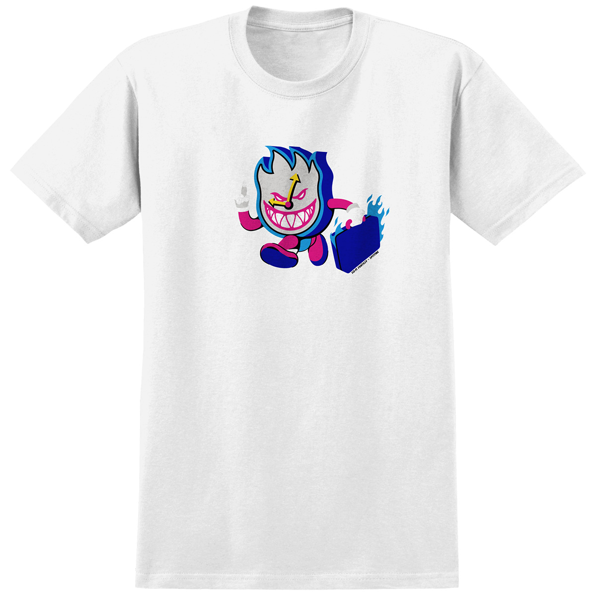Spitfire x Sci-Fi Fantasy Burning Time T-Shirt White Spitfire x Sci-Fi Fantasy Burning Time T-Shirt White