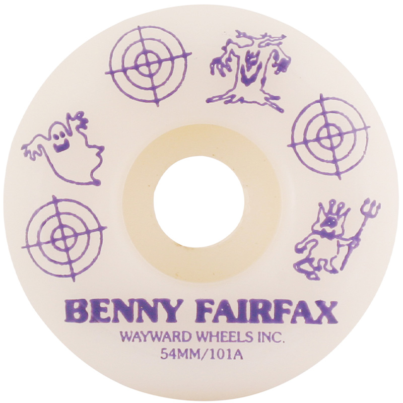 Wayward Benny Fairfax Funnel Cut Q2 Wheels 101A 54mm Wayward Benny Fairfax Funnel Cut Q2 Wheels 101A 54mm