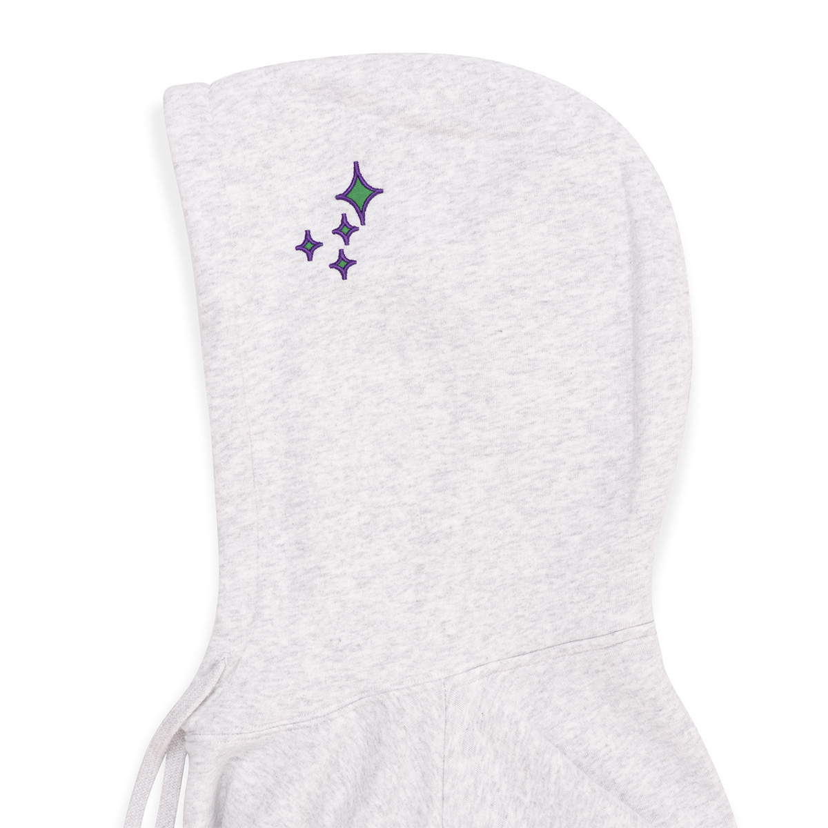 Civilist Spike Hooded Sweater Light Heather Grey