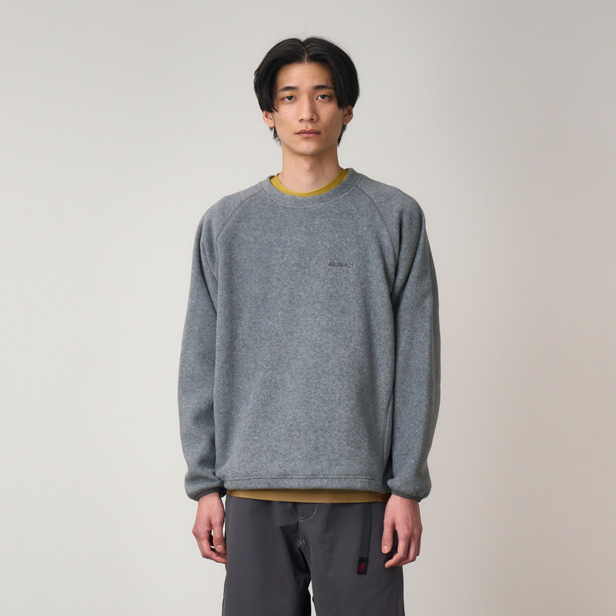 Gramicci Thermal Fleece Sweater Heather Grey Gramicci Thermal Fleece Sweater Heather Grey