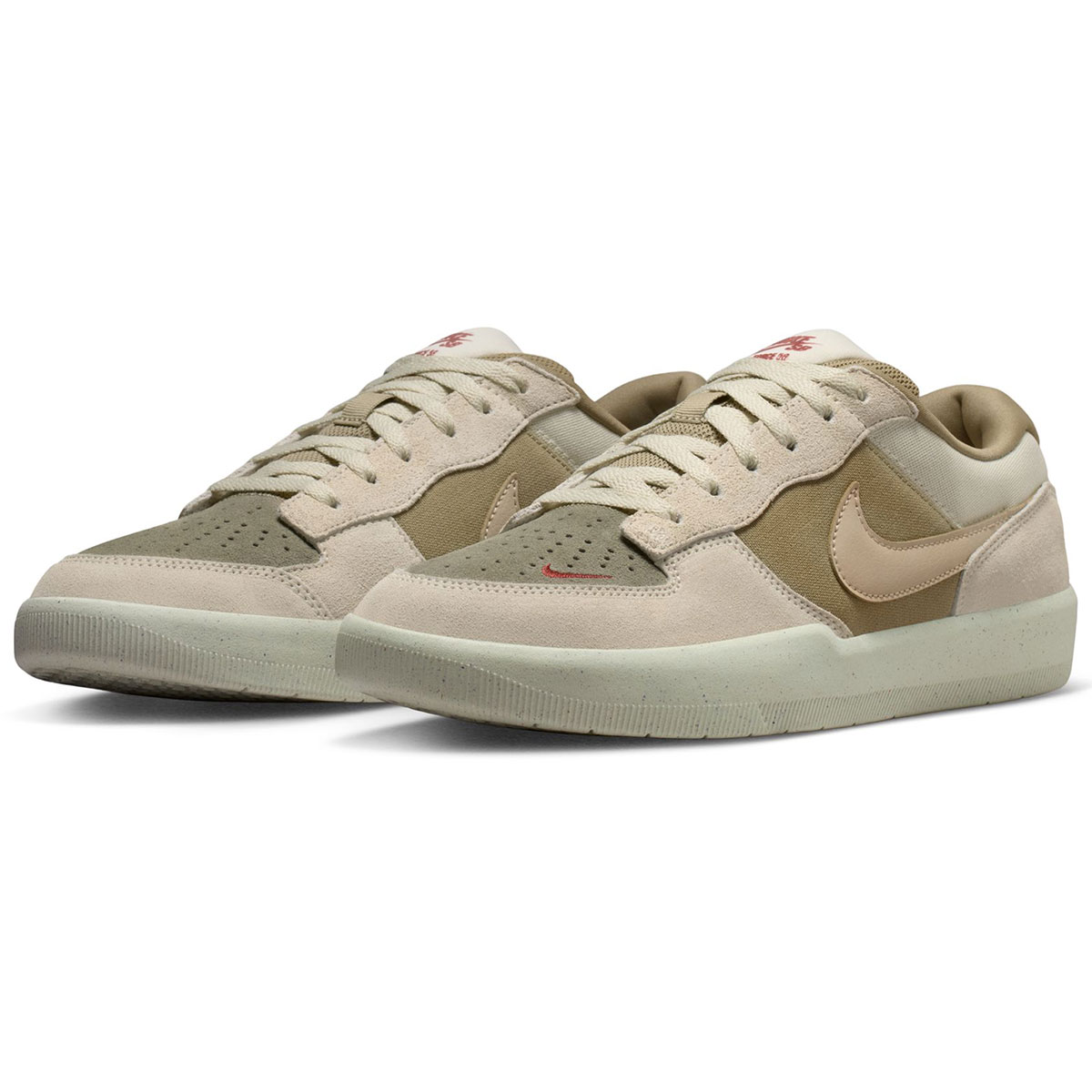Nike SB Force 58 Coconut Milk/Linen-Neutral Olive-Univ Red