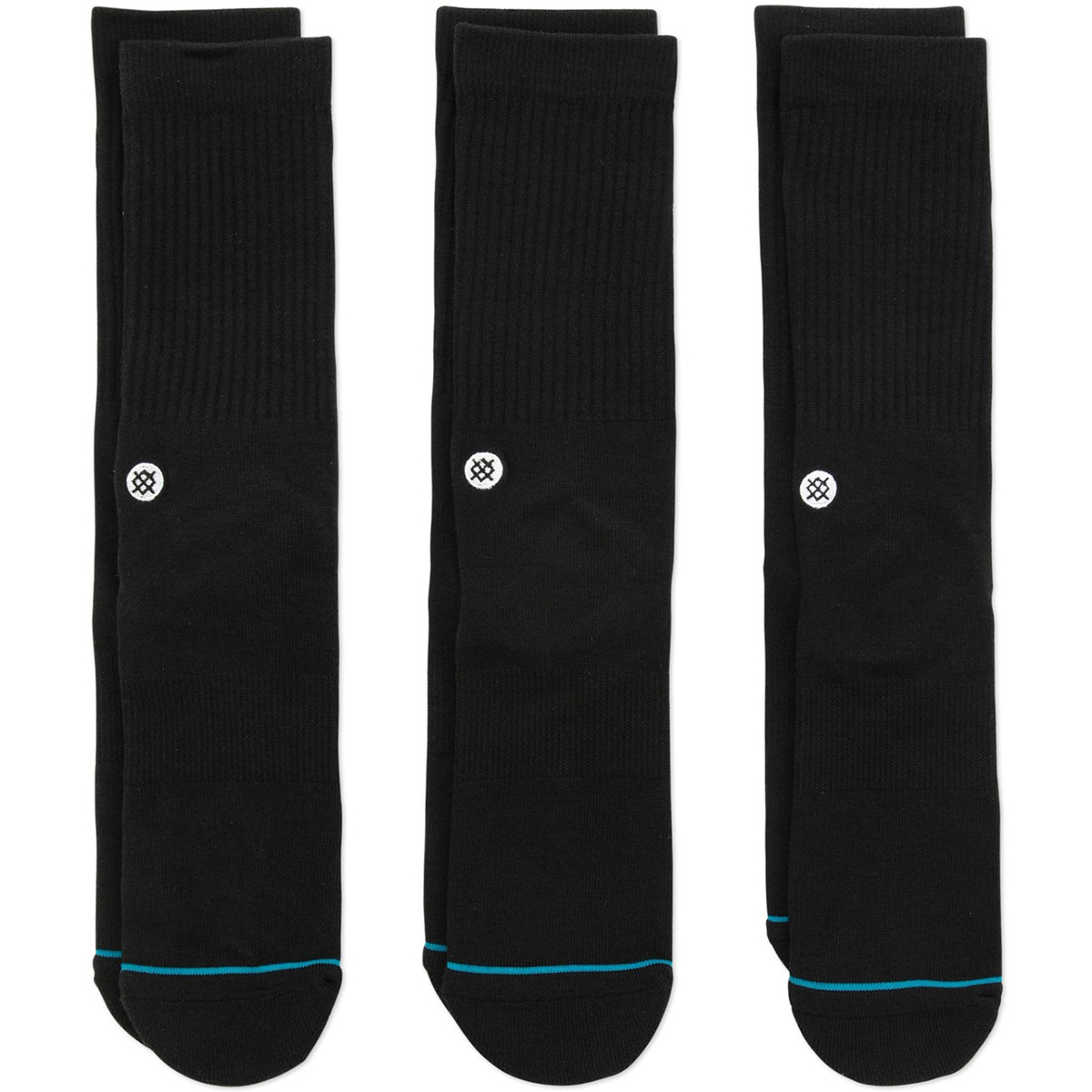 Stance Icon Socks Black 3-pack Stance Icon Socks Black 3-pack