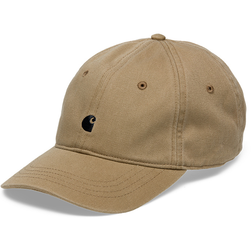 Carhartt WIP Madison Logo Cap Leather/Black Carhartt WIP Madison Logo Cap Leather/Black