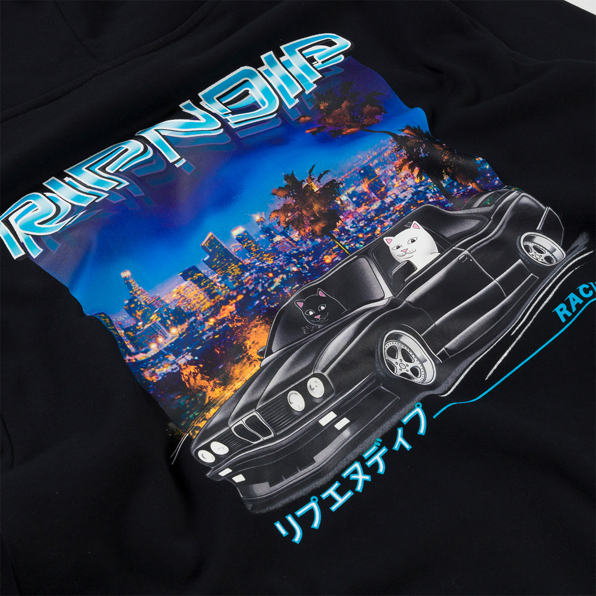RipnDip Vroom Vroom Hooded Sweater Black