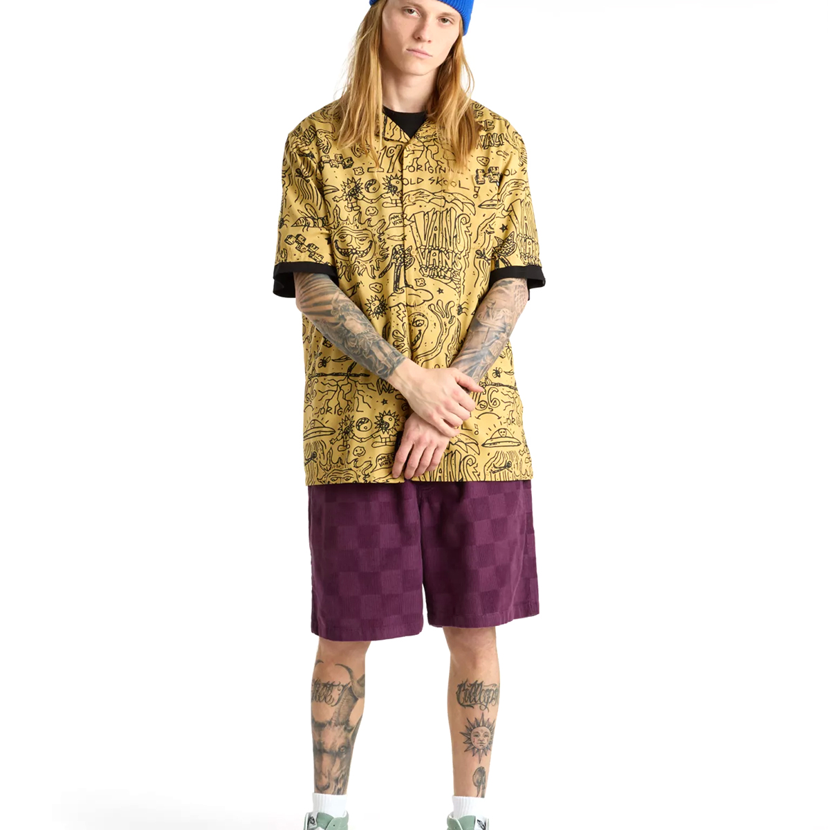 Vans Elden Woven Shirt Antelope/Black Vans Elden Woven Shirt Antelope/Black