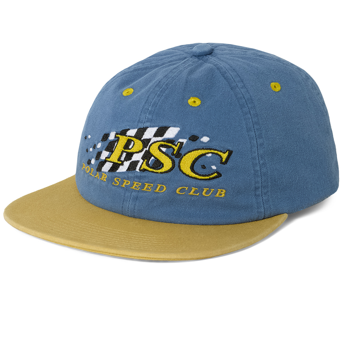 Polar Polar Speed Club Michael Cap Blue/Yellow Polar Polar Speed Club Michael Cap Blue/Yellow