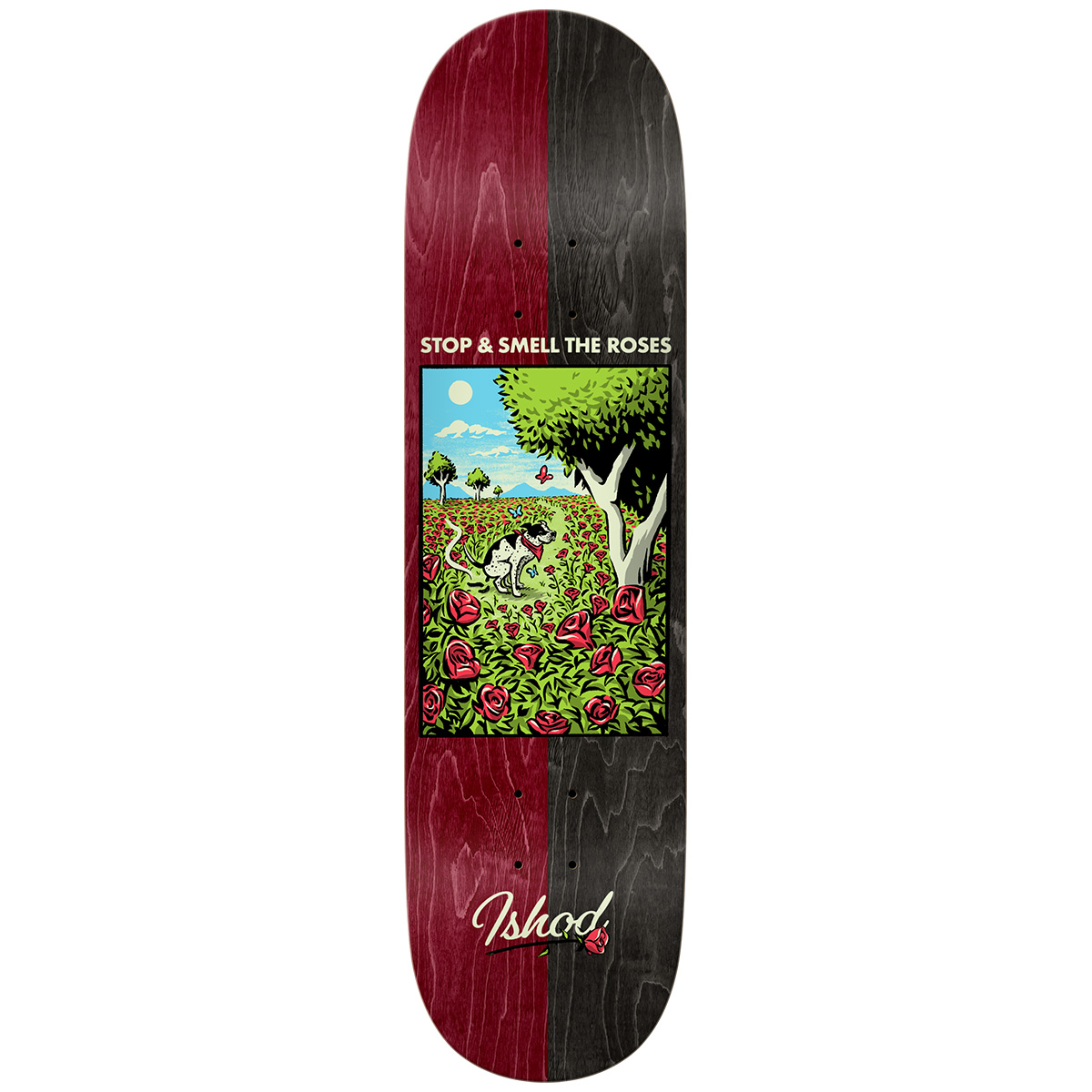 Real Ishod Bright Side Skateboard Deck 8.38 Real Ishod Bright Side Skateboard Deck 8.38