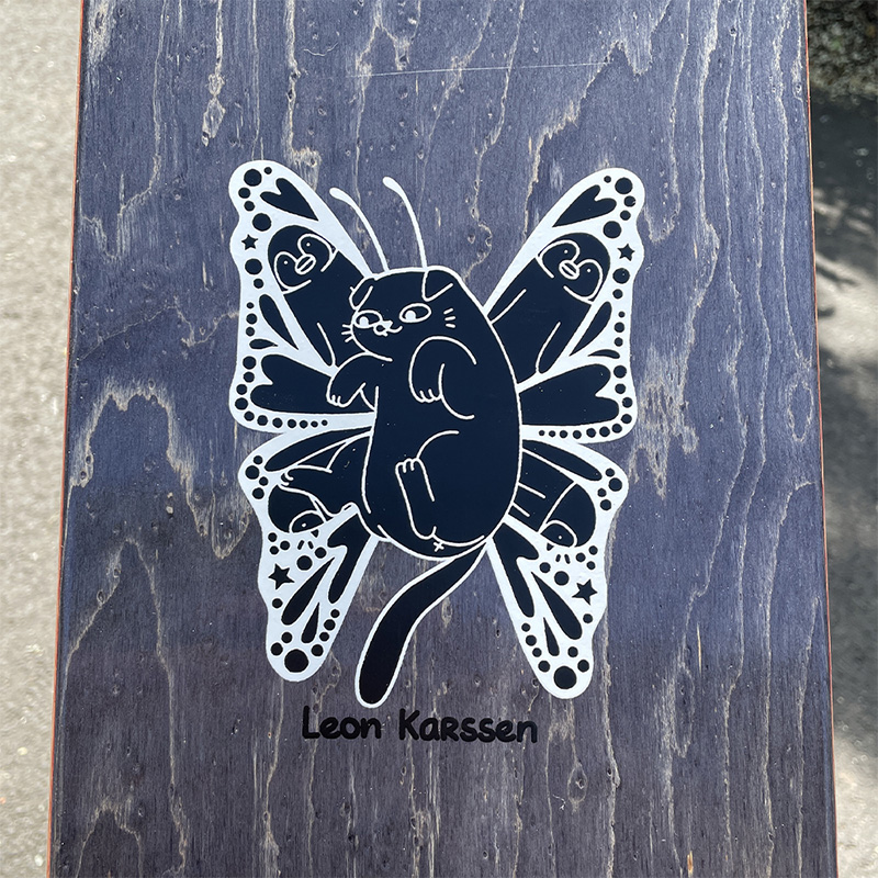 Leon Karssen Sparkle Skateboard Deck 8.375 Leon Karssen Sparkle Skateboard Deck 8.375
