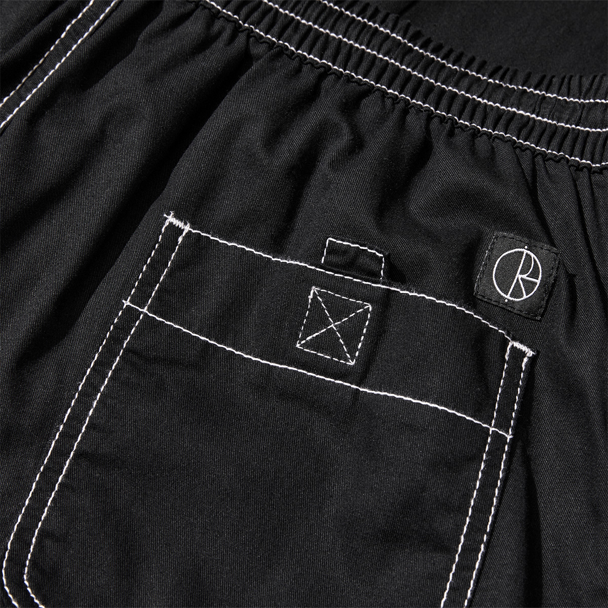 Polar Surf Pants Contrast Black/White Polar Surf Pants Contrast Black/White