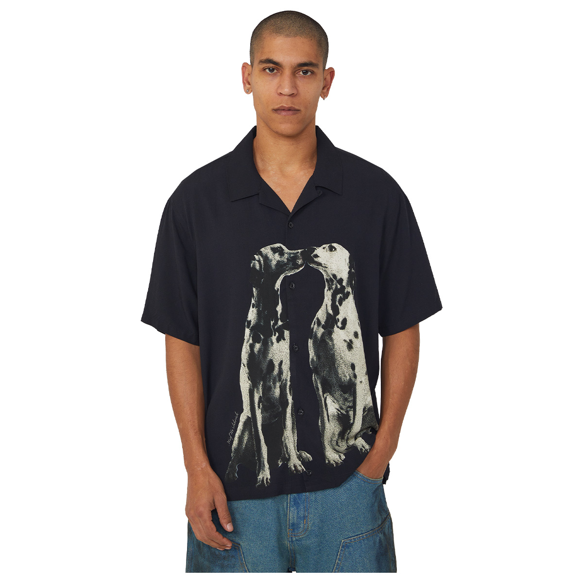 HUF Dogged Resort Shirt Black