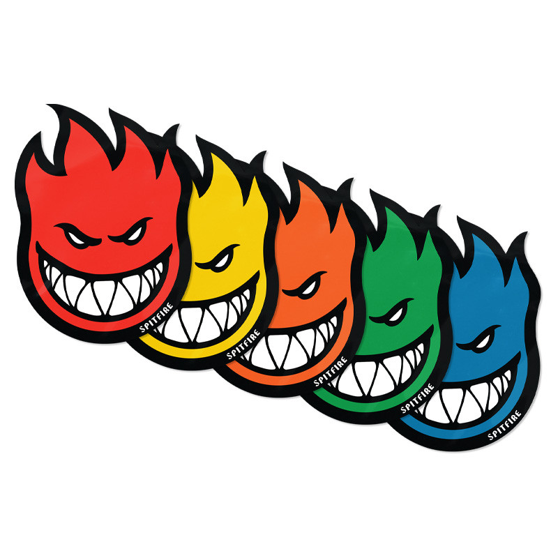 Spitfire Fireball Sticker S Assorted