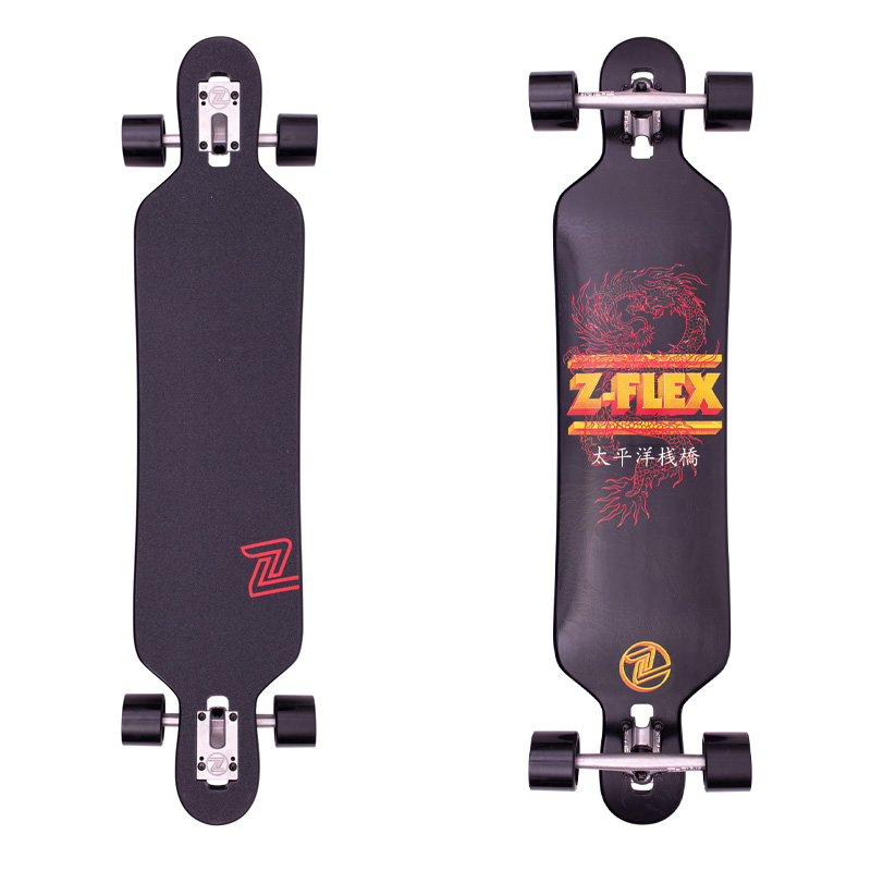 Z Flex Dragon Drop Through Complete Longboard 41.0