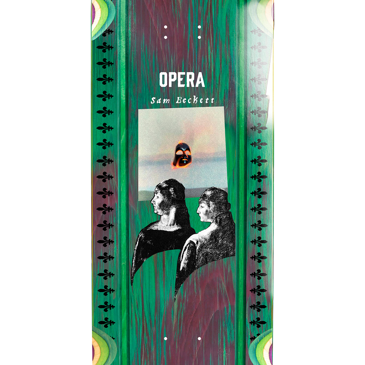 Opera Sam Beckett Saints Skateboard Deck 8.75 Opera Sam Beckett Saints Skateboard Deck 8.75