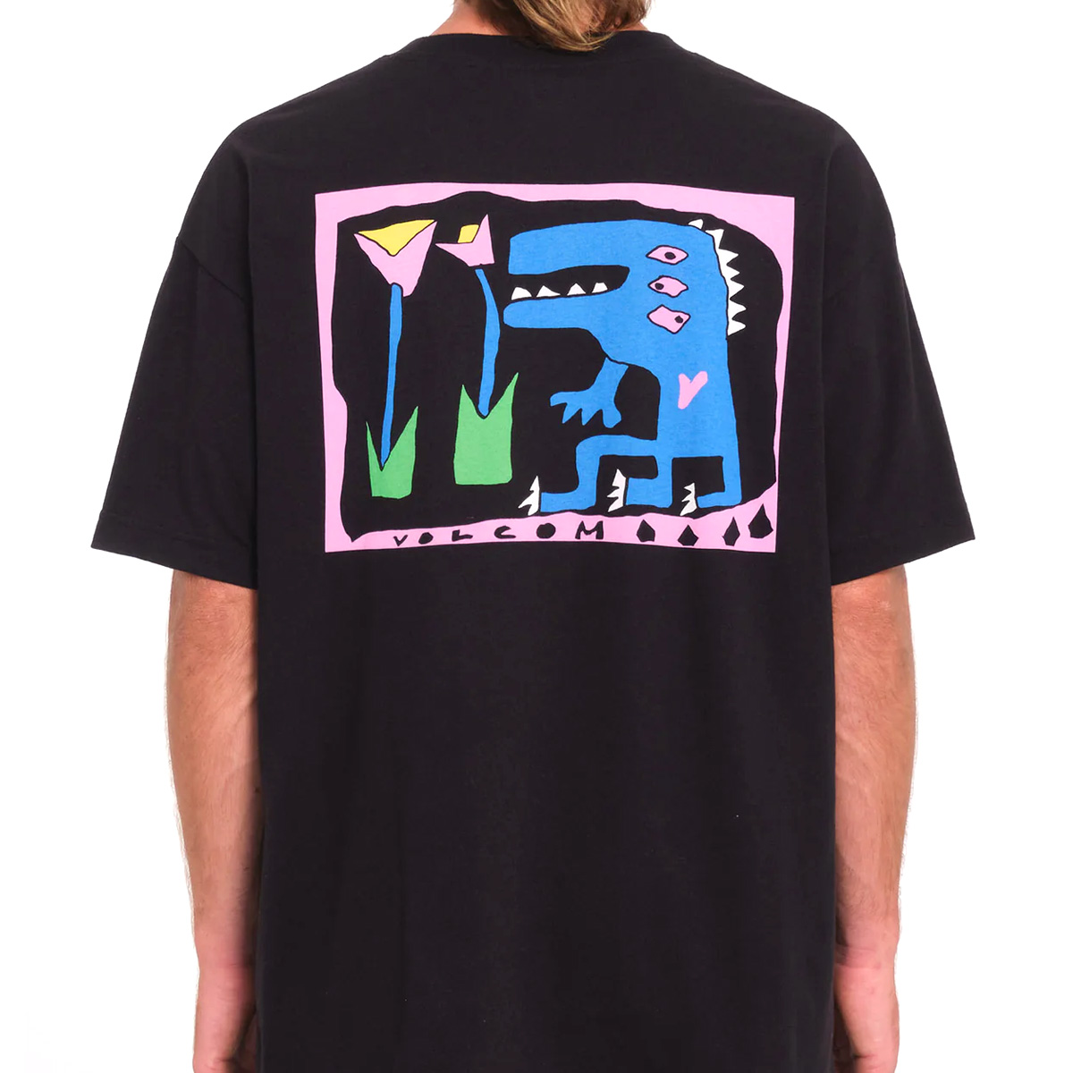 Volcom Arthur Dino T-Shirt Black Volcom Arthur Dino T-Shirt Black