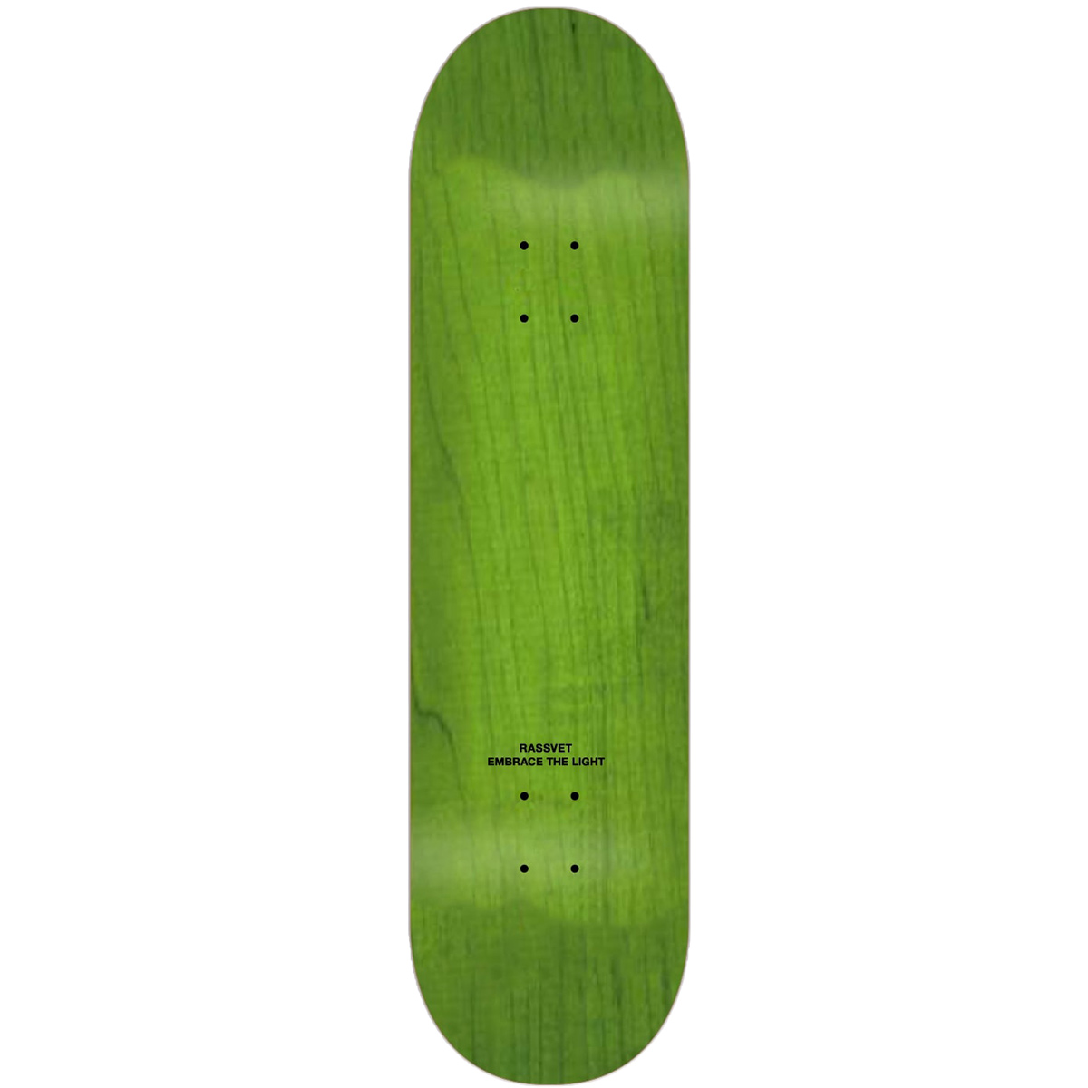 Rassvet Mesh Logo Wood Mold H Skateboard Deck 8.5