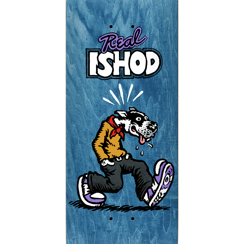 Real Ishod Comix Skateboard Deck Blue 8.25 Real Ishod Comix Skateboard Deck Blue 8.25