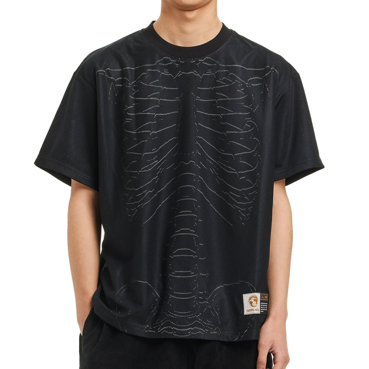 Fucking Awesome Skeleton Mesh T-Shirt Black Fucking Awesome Skeleton Mesh T-Shirt Black