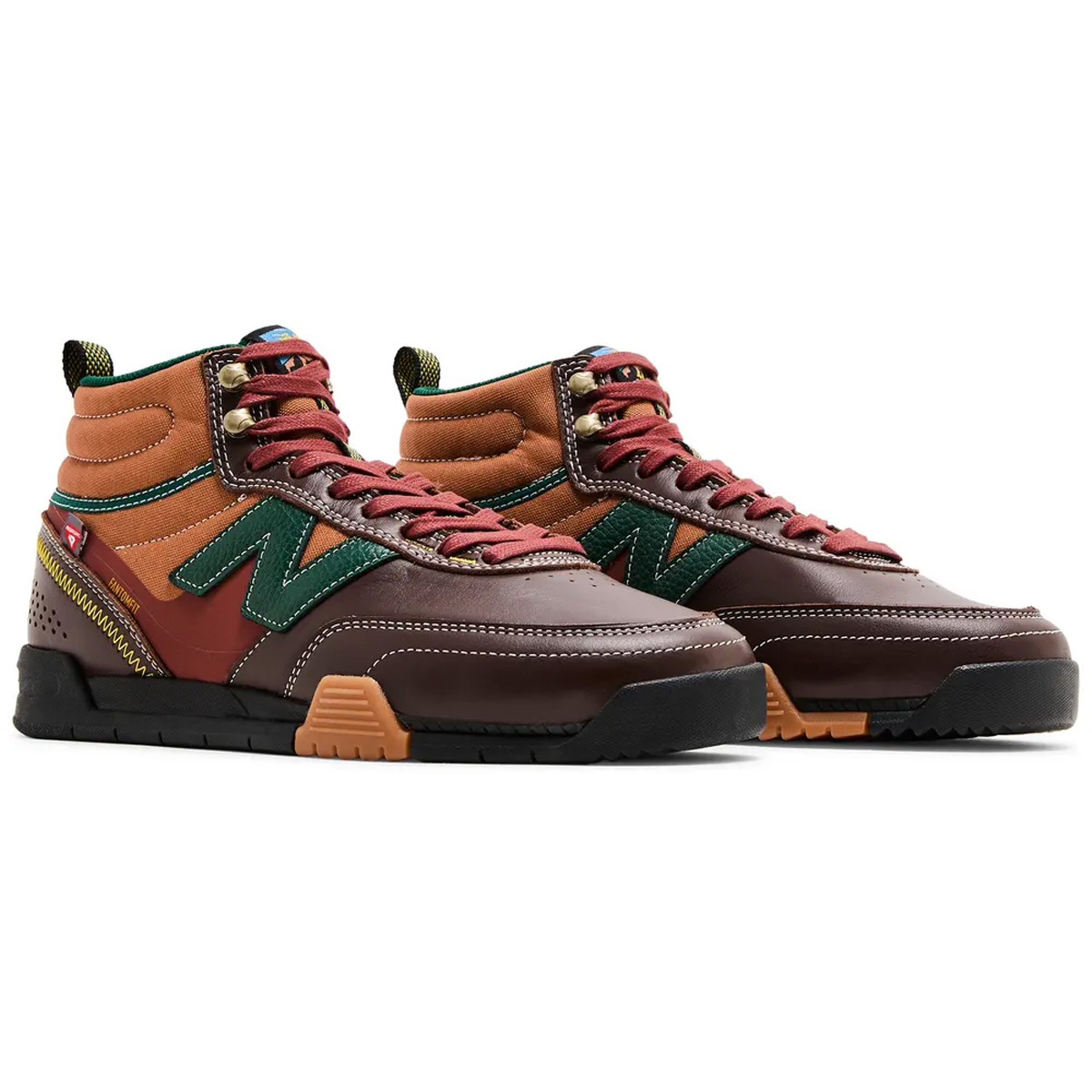 New Balance Numeric 440 Trail High V2 Brown Forest Green New Balance Numeric 440 Trail High V2 Brown Forest Green