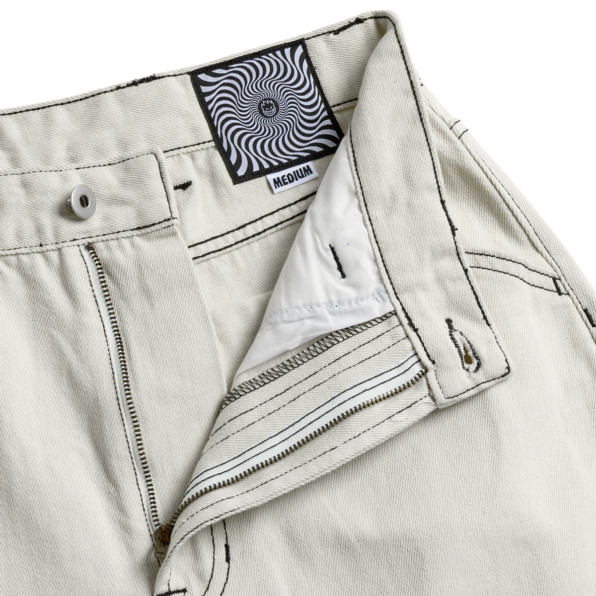 Spitfire Bighead Custom Denim Pants Natural/Black Spitfire Bighead Custom Denim Pants Natural/Black